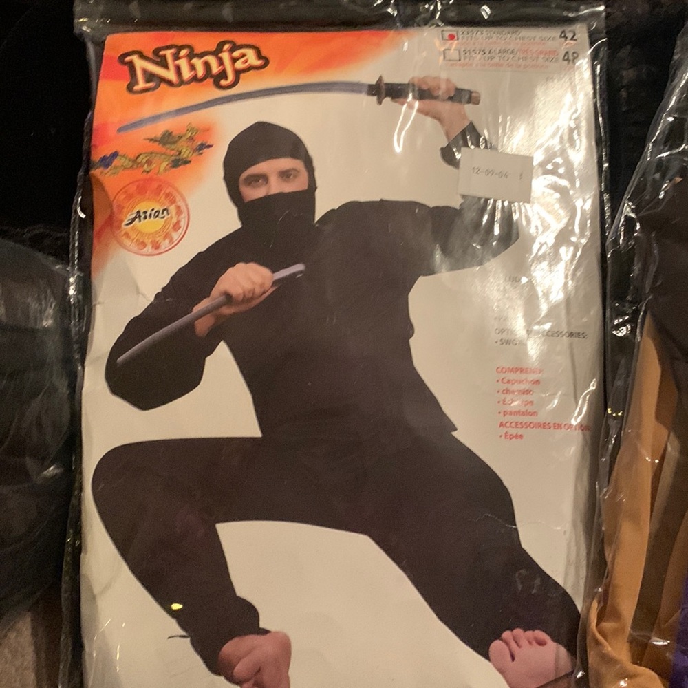 Men's ninja costume